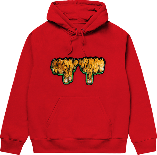 'THE SISTERS' HOODIE - CHERRY RED